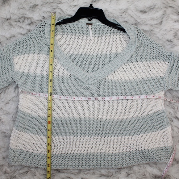 Free People Park Slope Striped Oversized Sweater - Picture 3 of 8